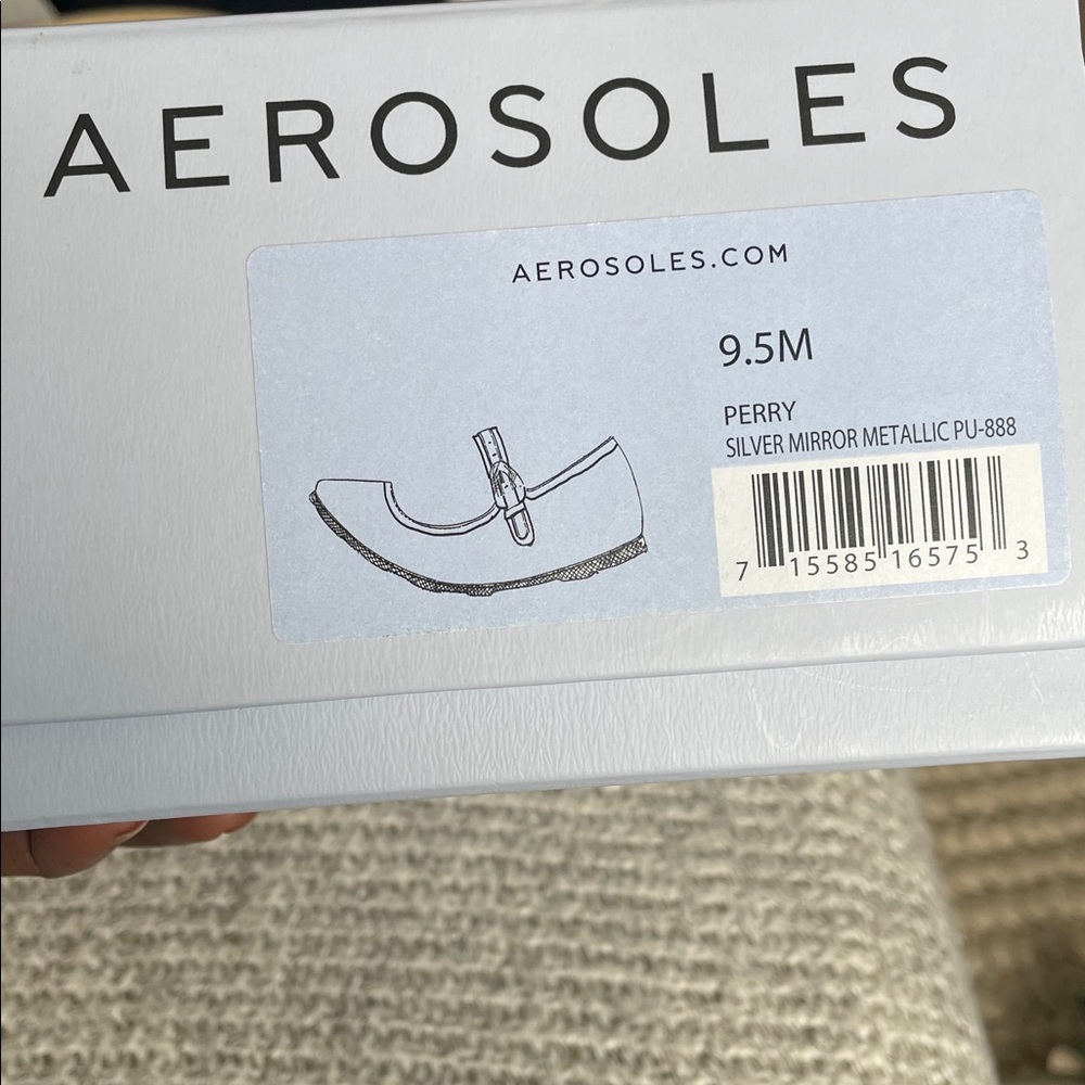 Aerosoles Metallic Flats - Picture 8 of 8